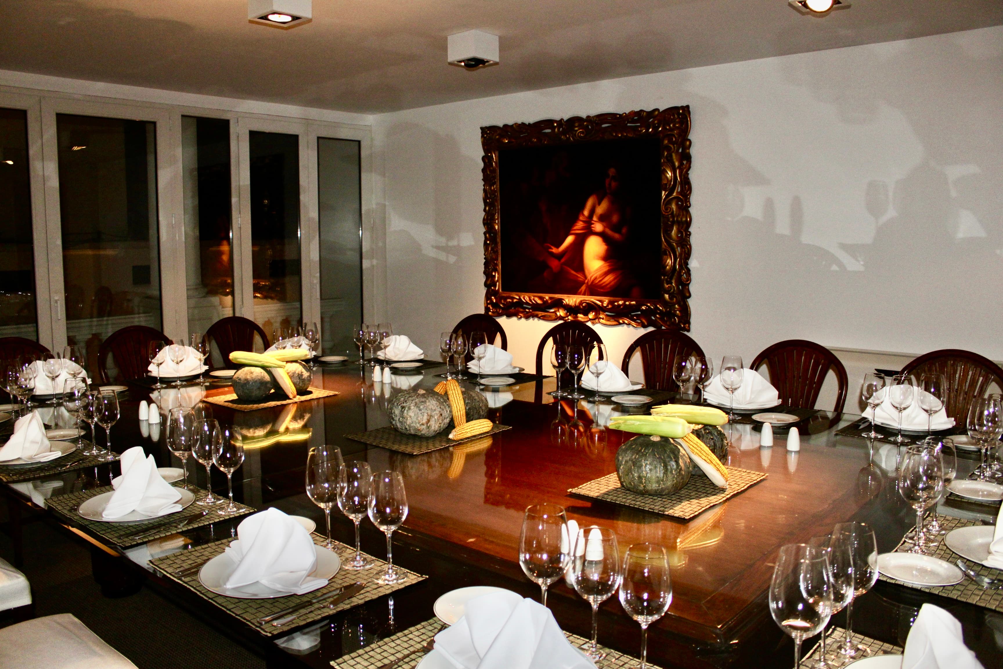 Salón Mesa de Vidrio